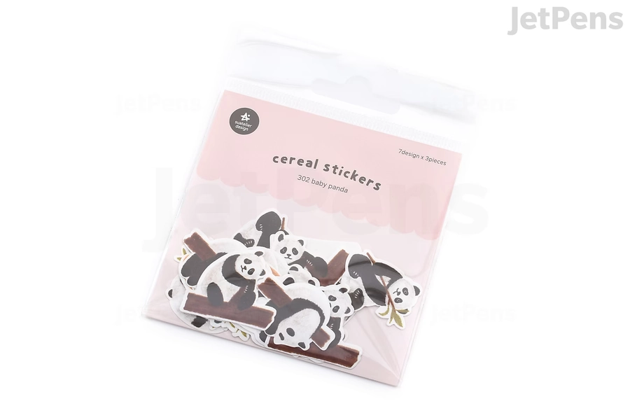 Suatelier Cereal Flake Stickers - Baby Panda (302)