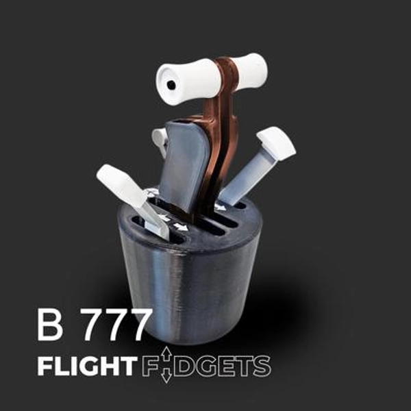 Boeing 777 - The Cup Holder Flight Fidget
