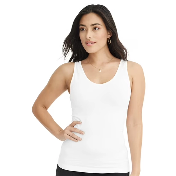 Jockey Essentials Women's Slimming Tank, Everyday Shapewear, Body Slimming Top, Compression Tank, Sizes Small-4XL