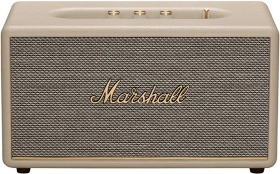 Marshall - Stanmore III Bluetooth Home Speaker with Bass / Treble / Volume Controls and 3.5 mm Auxiliary / RCA Inputs - Cream