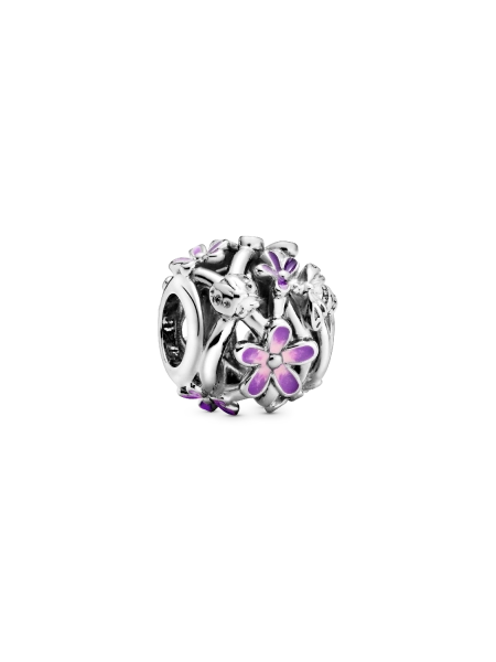 Openwork Purple Daisy Charm