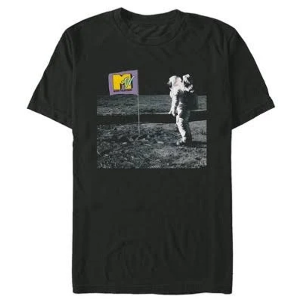 MTV Men's Moonman Logo T-Shirt