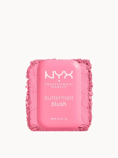 NYX Professional Makeup Buttermelt Powder Blush, up to 12H Wear, Fade and Transfer Resistant - Butta Together | LOOKFANTASTIC