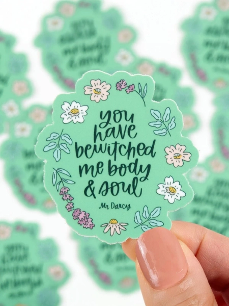 You Have Bewitched Me Pemberley Decal Sticker