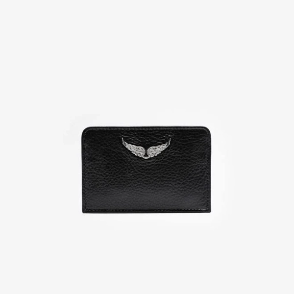 Zadig & Voltaire Women's Pass Leather Card Case Wallet