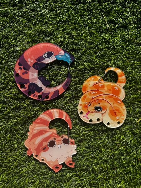 Reptile | Acrylic Carabiners
