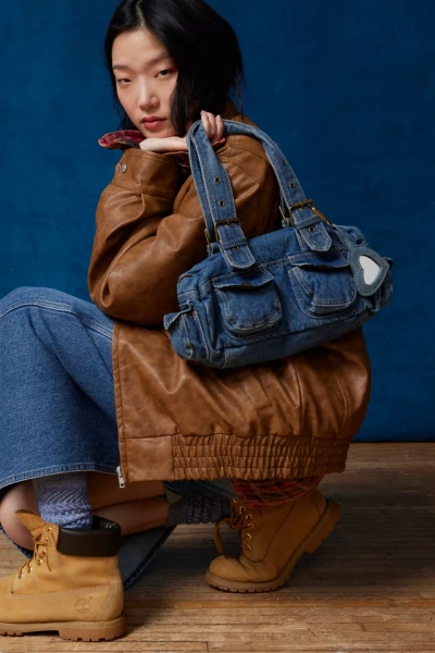 BDG Denim Duffle Shoulder Bag