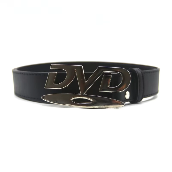 Cintura Unisex con Fibbia DVD Nostalgica - Decorazione Elegante, Versatile e Comoda - Perfetta per l'Uso Quotidiano di Uomini e Donne