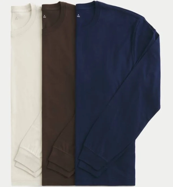 Hollister Men's Long-Sleeve Cotton T-Shirt