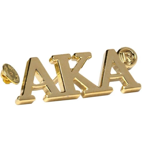 Alpha Kappa Alpha Letters Pins