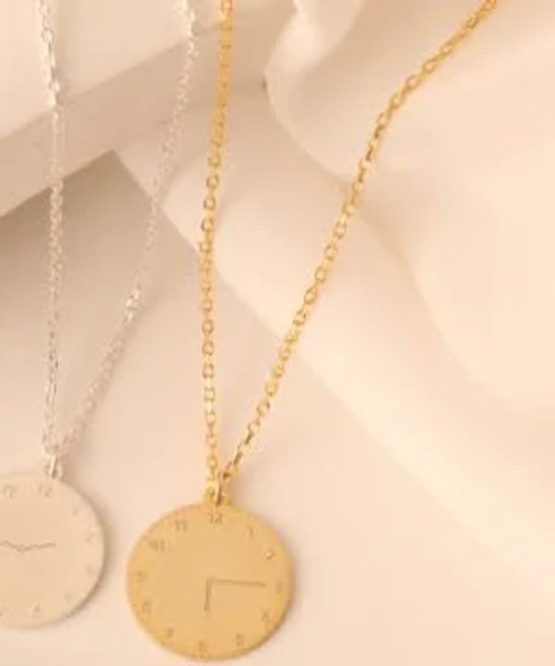 Personalized Angel Date Necklace Meaningful Gift for Her