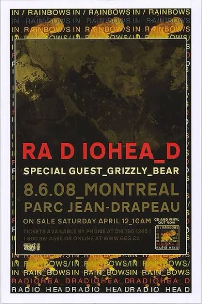 Radiohead poster - Size: 13 x 19