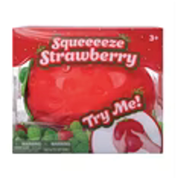 Toymendous Large Sensory Squishy Stress Relieving Strawberry Figure