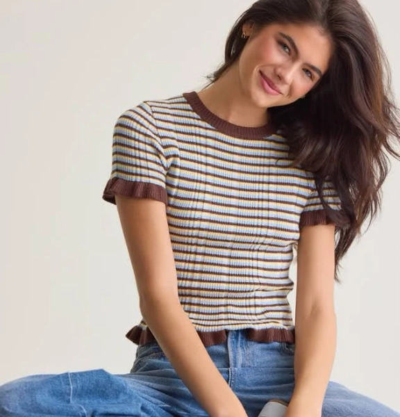 1Altar'd State Rylan Striped Knit Love