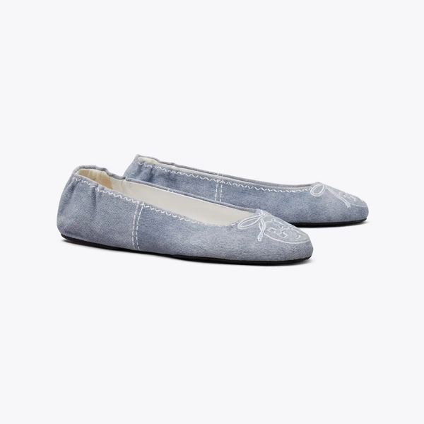 Reva Travel Ballet in blue, size 10