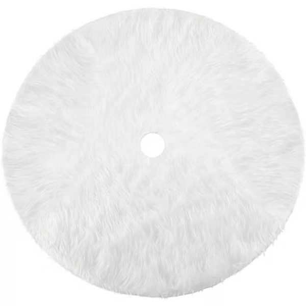Christmas Tree Plush Skirt, 31Inch Round Christmas Tree Plush Skirt Mat Christmas Decoration Ornament