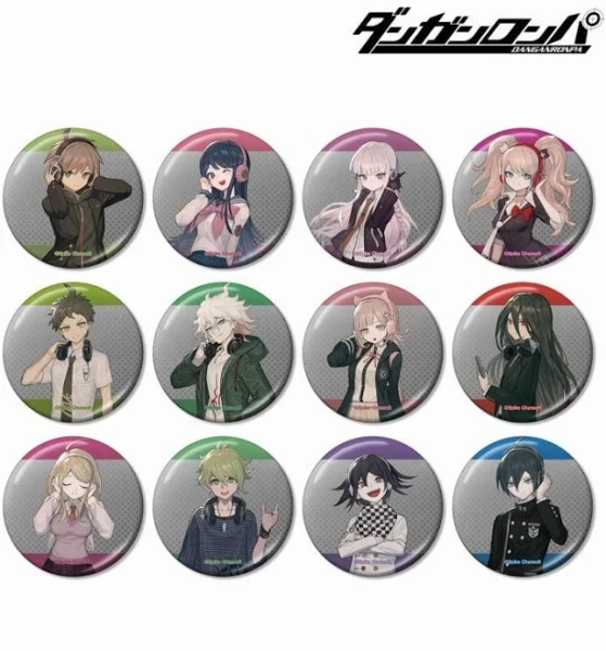 Danganronpa Series lacks Metallic Can Badge Box