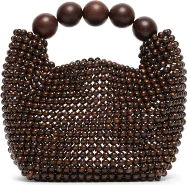 Clover Bead Top Handle Bag