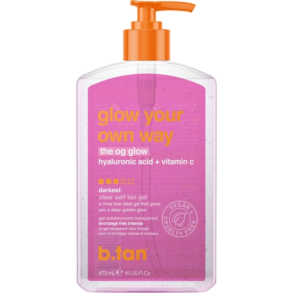 b.tan glow your own way, 16 OZ