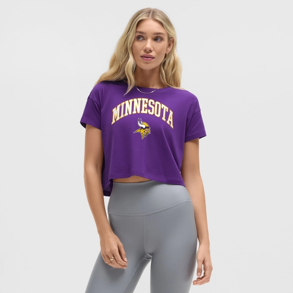 Women's Minnesota Vikings lululemon College Purple Cates T-Shirt