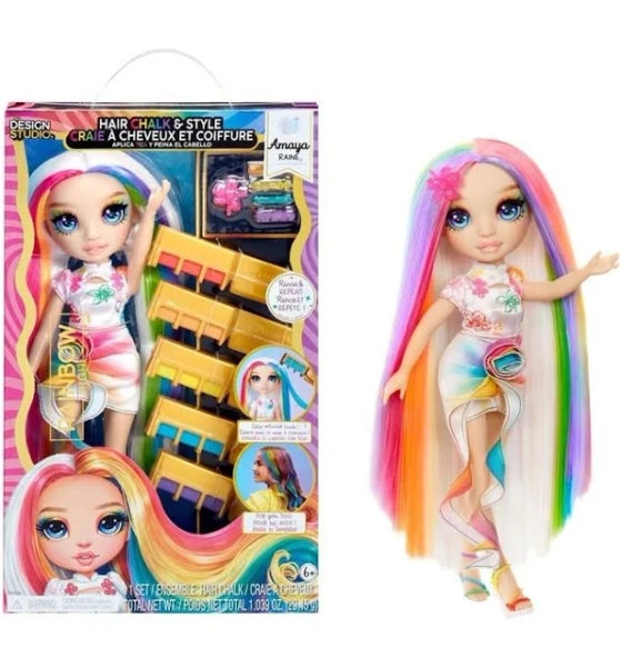 MGA Entertainmen Rainbow High Hair Chalk & Style Amaya Doll