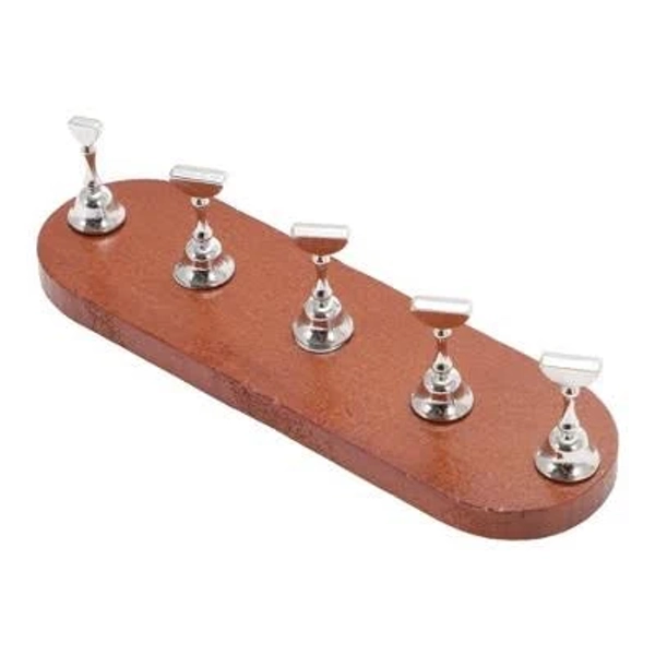 Unique Bargains Durable Oval Nail Display Stand