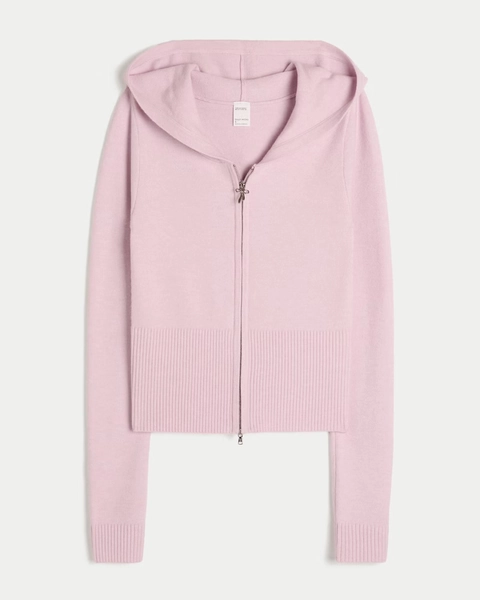 Gilly Hicks Zip-Up Sweater Hoodie