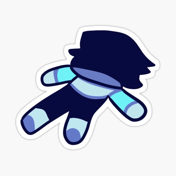 Kris Splat Deltarune Sticker