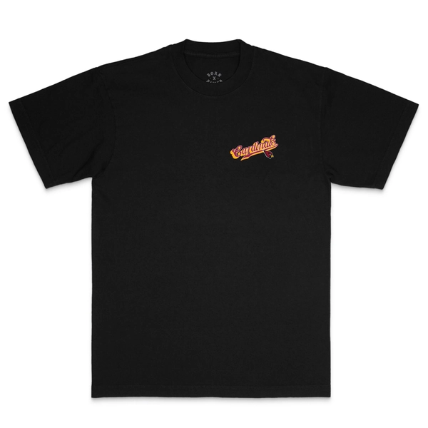 Unisex Arizona Cardinals  Born x Raised Black Pro Script T-Shirt