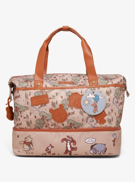 Disney Winnie the Pooh Hundred Acre Wood Map Travel Weekender Bag — BoxLunch Exclusive