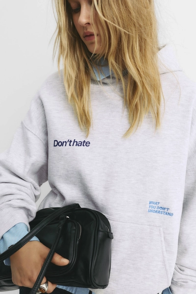 "Don't hate" hoodie