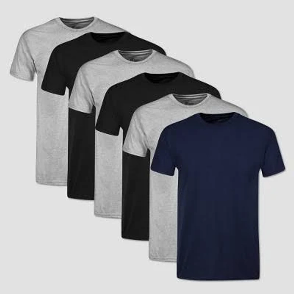 Hanes Men's ComfortSoft Tagless Crewneck T-Shirt 6-Pack