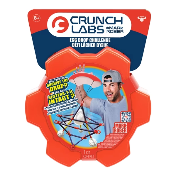 Crunch Labs by Mark Rober, Experience Mind Blowing Fun with The Egg Drop Challenge, Ages 8+