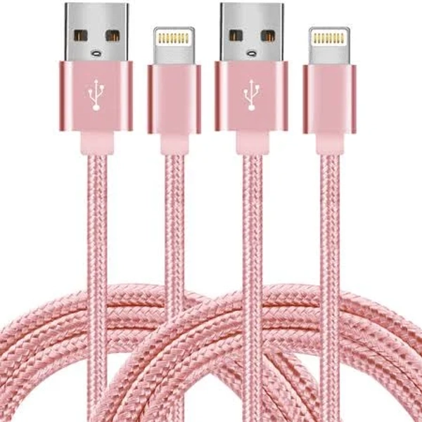 2-Pack 10ft Long MFI Certified Phone Charger Cable