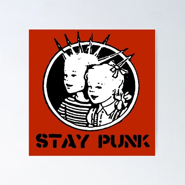 STAY PUNK Poster medium