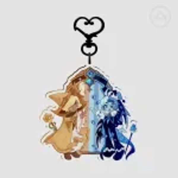 Cookie Run Kingdom ShadowVanilla Keychain by alcremily - ACGGOODS