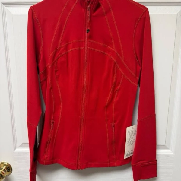 lululemon athletica LULULEMON DUPE DEFINE JACKET - New Women | Color: Red | Size: M