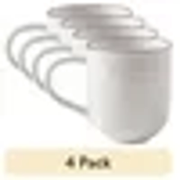 (4 pack) Better Homes & Gardens Cream Murphy Stoneware Mug