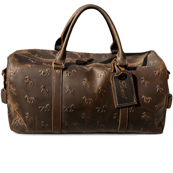 SWEET HORSE LEATHER TRAVEL BAG