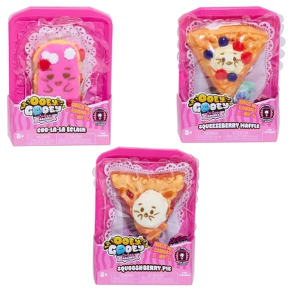 Just Play Ooey Gooey Le Goo Bakery Assortment Squooshy and Stretchy Soft Sensory Toy for Kids and Adults