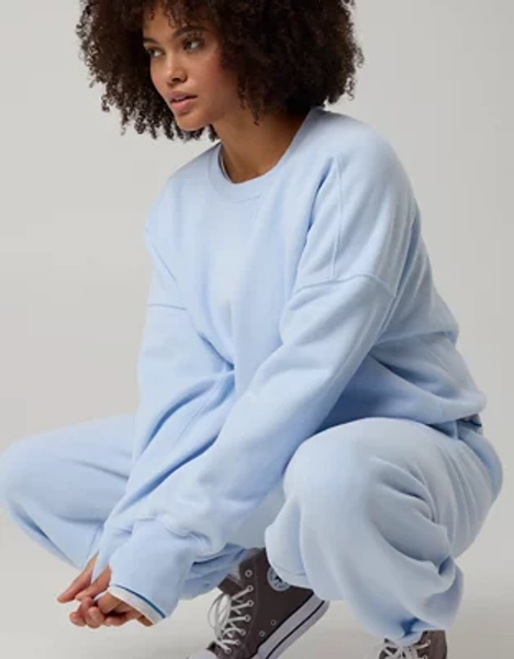OFFLINE By Aerie Cloud Fleece Classic Crewneck