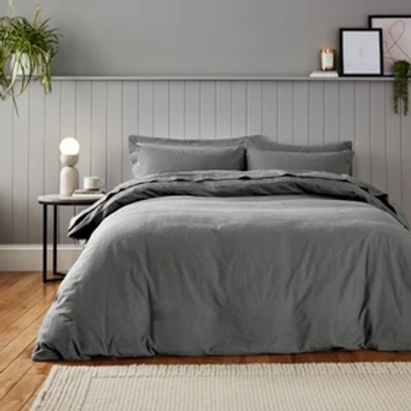 Soft & Cosy Luxury 100% Brushed Cotton Duvet Cover & Pillowcase Set