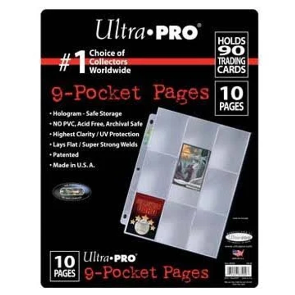 Ultra Pro Hologram Series Ultra Pro 10 NinePocket Pages