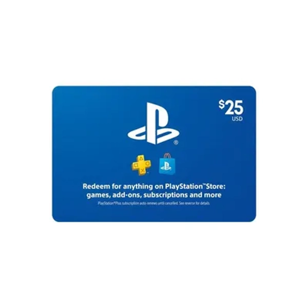 $25 Sony PlayStation Gift Card (Online)