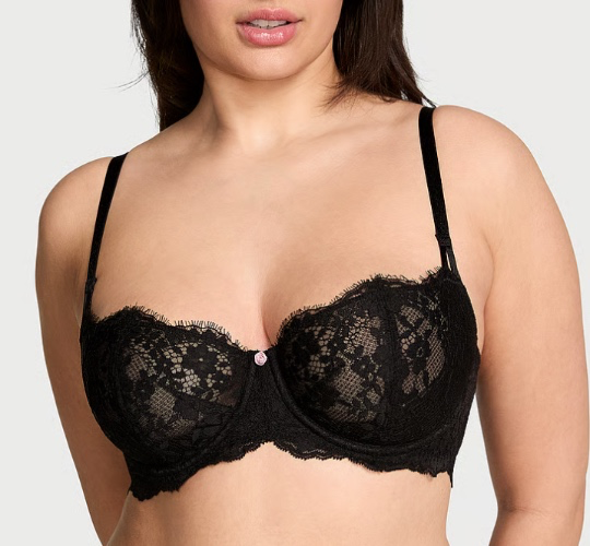 Wicked Unlined Boho Floral Embroidery Balconette Bra