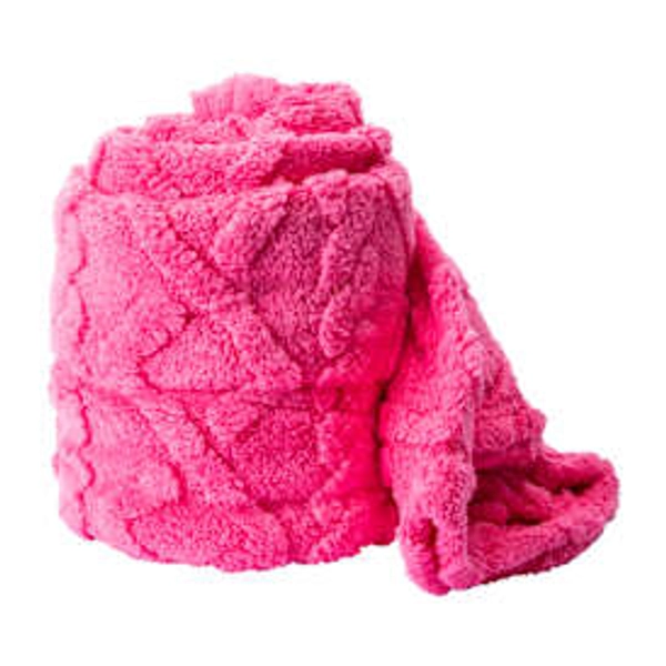 Luxe Collection Jacquard Cable Knit Blanket 50in x 60in