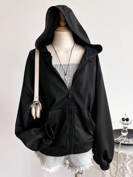 Sweetra Young Casual Loose Fit Regular Sweatshirt Hoodie Jacket For Teen Girl Back To School Sweatshirt Fall Winter