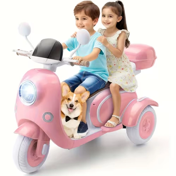 motoscochi   niños coche eléctrico 12v 2 asientos - Temu