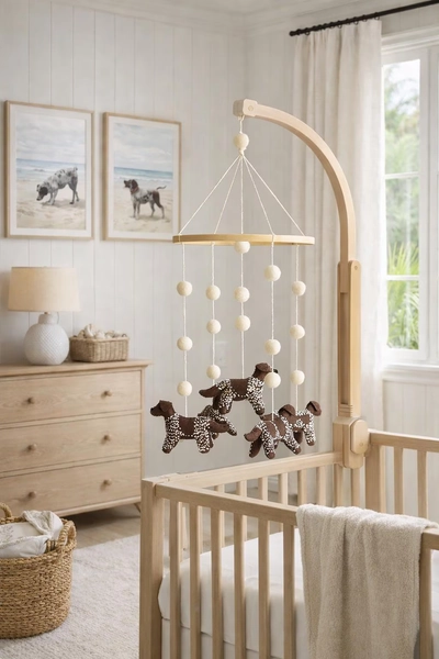 German Shorthaired Pointer Baby Mobile: GSP Nursery . Duck Hunting . Bird Dog . Dog Decor