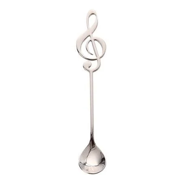 6 Pack 304 Stainless Steel Music Note Spoons